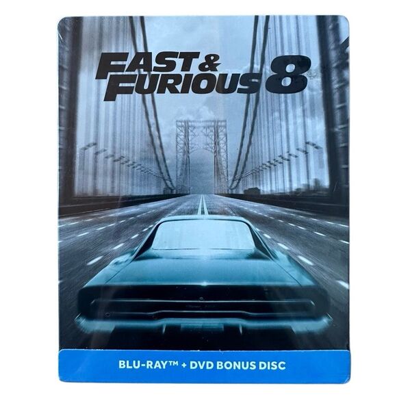 Fast & Furious 8 Steelbook Blu-ray + DVD – Brand New Sealed Bilingual - Picture 1 of 2